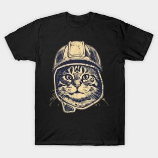 Catswithhardhats retro T-Shirt